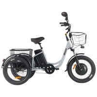 Электровелосипед электротрицикл Eltreco Porter Fat 700 Серебристый-матовый